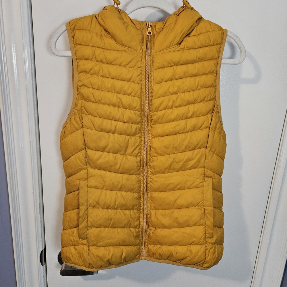 Yellow Puffer Vest